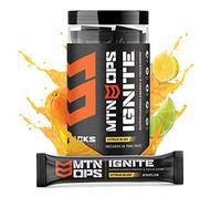 MTN OPS Ignite Trail Pack Supercharged Energy Drink Mix 20 Servings, Citrus Bliss