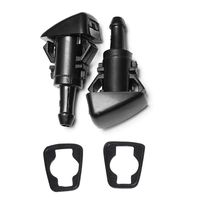 Early Bus Perfect Replacement Single Hole Windshield Washer Nozzle Wiper Spray Kit Universal fit for Chrysler PT Cruiser Dodge Avenger Journey Jeep Compass Pack of 2