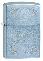 Personalized ZIPPO Windproof Lighter Heart to Heart - Free Laser Engraving (24016)