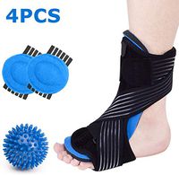 Plantar Fasciitis Night Splint 2020 Upgrated Foot Drop Orthotic Brace, Adjustable Dorsal Night Splint for Effective Relief Orthotic Brace Sleep Support Pain Relief from Tendonitis, Heel, Arch
