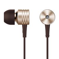 1MORE Piston Classic In-Ear Earphones Lightweight Headphones with Tangle-Free Cable, Fashion Colors, Microphone and In-Line Remote for Smartphones/PC/Tablet - Silk Gold