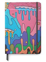 Graffiti Designs UV Printed on PU Leather A5 Bullet Dotted Journal Notebook
