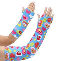 CastCoverz! Designer Arm Cast Cover - Happy Hearts - Medium Long: 21" Length X 12" Circumference - Removable and Washable - Made in USA