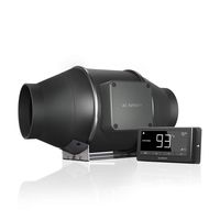 AC Infinity CLOUDLINE T4, Quiet 4" Inline Duct Fan with Temperature Humidity Controller - Ventilation Exhaust Fan for Heating Cooling Booster, Grow Tents, Hydroponics