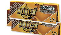 Juicy Jay's Flavored Hemp Rolling Papers - Liquorice Flavor - 1 1/4 79mm Size (3 Packs)