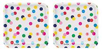 French Bull Birthday Dots- 3-Ply Luncheon Napkins, 20-Count (2 Pack)