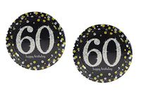 Sparkling Celebration 60 Paper Dessert Plates 16 ct.