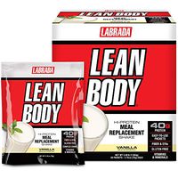 Lean Body MRP All-In-One Vanilla Meal Replacement Shake,  40g Protein, Whey Blend , 8g Healthy Fats EFA's & Fiber, 22 Vitamins and Minerals , No artificial color, Gluten Free, (20 Packets)