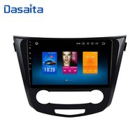 Dasaita 10.2" Android 9.0 Car Stereo Radio for Nissan X-Trail Qashqai Rouge 2014 2015 2016 2017 GPS Navigation Octa Core 4GB and 32GB Head Unit