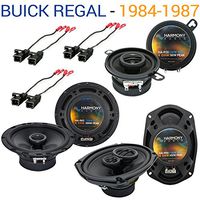 Compatible with Buick Regal 1984-1987 Factory Speaker Replacement Harmony Upgrade Package New