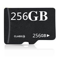 Heis 256GB SD Micro Memory Card with Free Adapter, High Speed 256 GB SD Micro Card Class 10 Memory Card for Memory Expansion, Movie Music Storage, Portable Carrying, Data Copy and Traffic Recorder Mem