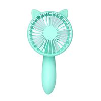 FuriGer USB Mini Portable Fans Rechargeable, Personal Portable Fan with USB Rechargeable Battery Operated Cooling Folding 2 Modes Electric Fan for Office Room Outdoor Household Traveling - Green