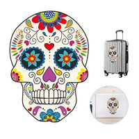 Sugar Skull Decorations Day of The Dead DIY Halloween Party Essentials for Wall Notebook Car Truck Laptop