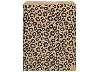 Paper Merchandise Bags - 12x15" Leopard Paper Merchandise Bags 35lb 100% Recycled (500 Bags) - WRAPS-MB3LP
