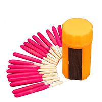 Jackie Portable Extra-large Head Windproof Waterproof Matches (10 Packs)