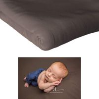 Solid Posing Fabric Backdrop, Photography Prop, 2 Yards, 25 Available Colors (Smokey Brown)