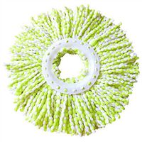 CieKen Superfine Microfiber Rotating Spin floor Mop 360 Degree Rotating Magic Mop Replacement Mop Head (green)