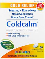Boiron, Coldcalm, 60 Quick-Dissolving Tablets 60-Count Boxes (Pack of 6) ,Boiron-k73w