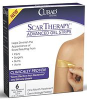 Curad Scar Therapy Advanced Gel Strips 6 Each