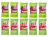 Probar Bolt Organic Energy Chews Bundle Raspberry and Strawberry - Six of Each Flavor, Box of 12 …