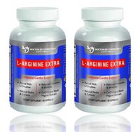 High Quality L-Arginine 1000 MG Nitric Oxide Formula by Doctor Recommended Supplements - Supports Cardio Health, Nitric Oxide Production, Stamina & More - 2 Pack