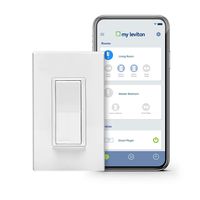 Leviton DW15S-1BZ Decora Smart Wi-Fi 15A Universal LED/Incandescent Switch, Works with Amazon Alexa, No Hub Required