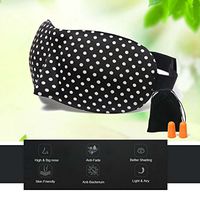 Paraller Comfy Sleep Mask Block Out All Lights Right for Good Night's Sleep, Premuim Quality Eye Mask Do Not Fade, Perfect Eye Cover for Sleeping, Travel, Shift Work and Naps (Polka dot)