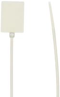 Morris 20361 Marker Nylon Cable Tie with 18-Pound Tensile Strength, 5-1/8-Inch Length, White, 100-Pack