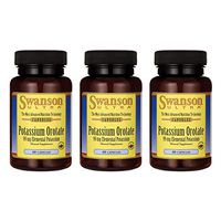 Swanson Potassium Orotate 99 Milligrams 60 Capsules (3 Pack)
