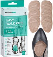 Ball of Foot Cushions for Women High Heel - 3 Pairs (6 Pieces) - Soft Gel Insole Metatarsal Pads Shoe Inserts - Mortons Neuroma Callus Metatarsal Foot Pain Relief Bunion Forefoot Cushioning