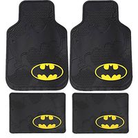 4pc New Dc Comic Batman Front & Rear Utility Rubber Floor Mats by U.A.A. INC.