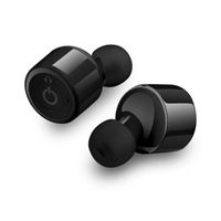  Orcbee  _Mini True Wireless Bluetooth Twins Stereo in-Ear Headset Earphone Earbuds (Black)