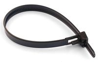 Black Point Products BE-0108B-R BLACK Releasable Tie (100 Pack), 8"