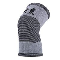 Yuehuam Knee Compression Sleeve Knee Protector Elasticity Breathable Knee Pads Relief Prevent Arthritis Knee Guard Autumn and Winter Sports(1 Pair) (Size : M)