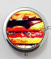 BlackKey Donut Pattern 3-Compartment Decorative Pocket Gift Box Case Organizer for Pill, Color 1 -1300