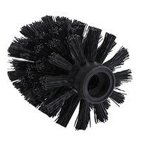 Toilet brush head, plastic, replacement brush heads plastic (Black)