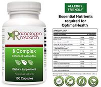 B Complex Supplement | High Potency B-Complex Vitamins with Riboflavin Niacin Folate Vitamin B6 B12 as Methylcobalamin Biotin & more | Enhanced Absorption | 100 Vegetarian Capsules