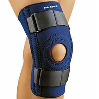 FLA Safe-T-Sport Stabilizing Knee Support, Navy, Small