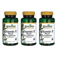Swanson Vitamin E Mixed Tocopherols 200 Iu (134 Milligrams) 250 Sgels (3 Pack)