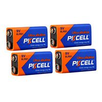 Alkaline 9v Batteries 6lr61 Primary Battery Count:Pcs (4)