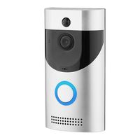 WiFi Smart Video Doorbell Intercom Visible Wireless Camera with Infrared Night Vision/Emergency Alert/Mobile Phone Monitoring (for iOS, Android)