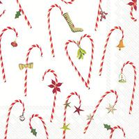 Boston International - Candy Cane Lunch Napkin