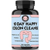 Angry Supplements 10 Day Happy Colon Cleanse, Detox for Men and Women, Infused w. Probiotics, Weight Loss and Diet Aid, All-Natural Clean Digestion (1-Bottle)