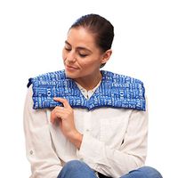 Htp Relief Dual Therapy Heating Pad for Shoulders and Upper Back | A Plush Microwavable Heating Pad with Relaxing All Natural Lavender Blend - Relieve Back Pain, Shoulders Pain, Tension, Stress.