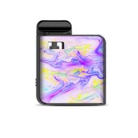 IT'S A SKIN Decal Vinyl Wrap Compatible with Smok Mico Kit/Pastel Marble Resin Pink Purple Swirls Mix