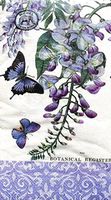 Michel Design Works Wisteria Hostess Napkins, Package of 16, 3-Ply