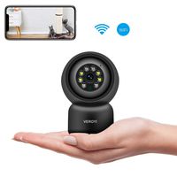 Veroyi Home Security Camera, 1080P WiFi Surveillance IP Camera with 2 Way Audio, Motion Detection, Full Color Night Vision Compatible with iOS & Android Phones