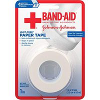 Band-Aid Paper Tape Small 1"x10yd - 1 roll, Pack of 5