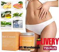 TSSPLUS Ginger Hot Cream Anti Cellulite Body,slimming hot gel- cellulite remover- belly fat burner- skin firming- body shaper- apply hot cream with body wrap for weight loss- firming loose skin