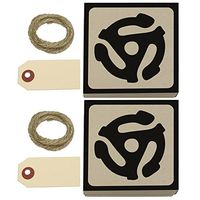 45 Adapter Music Record Kraft Gift Boxes Set of 2